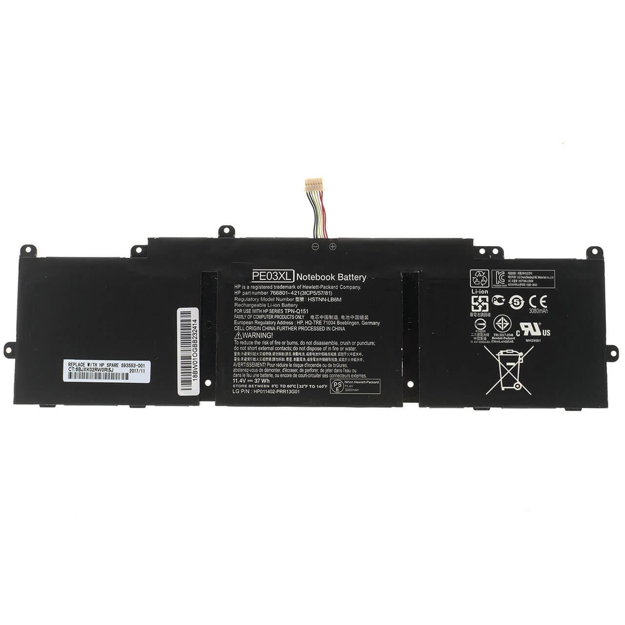 Акумулятор для HP Chromebook 11 G4/767068-005/HSTNN-LB6M