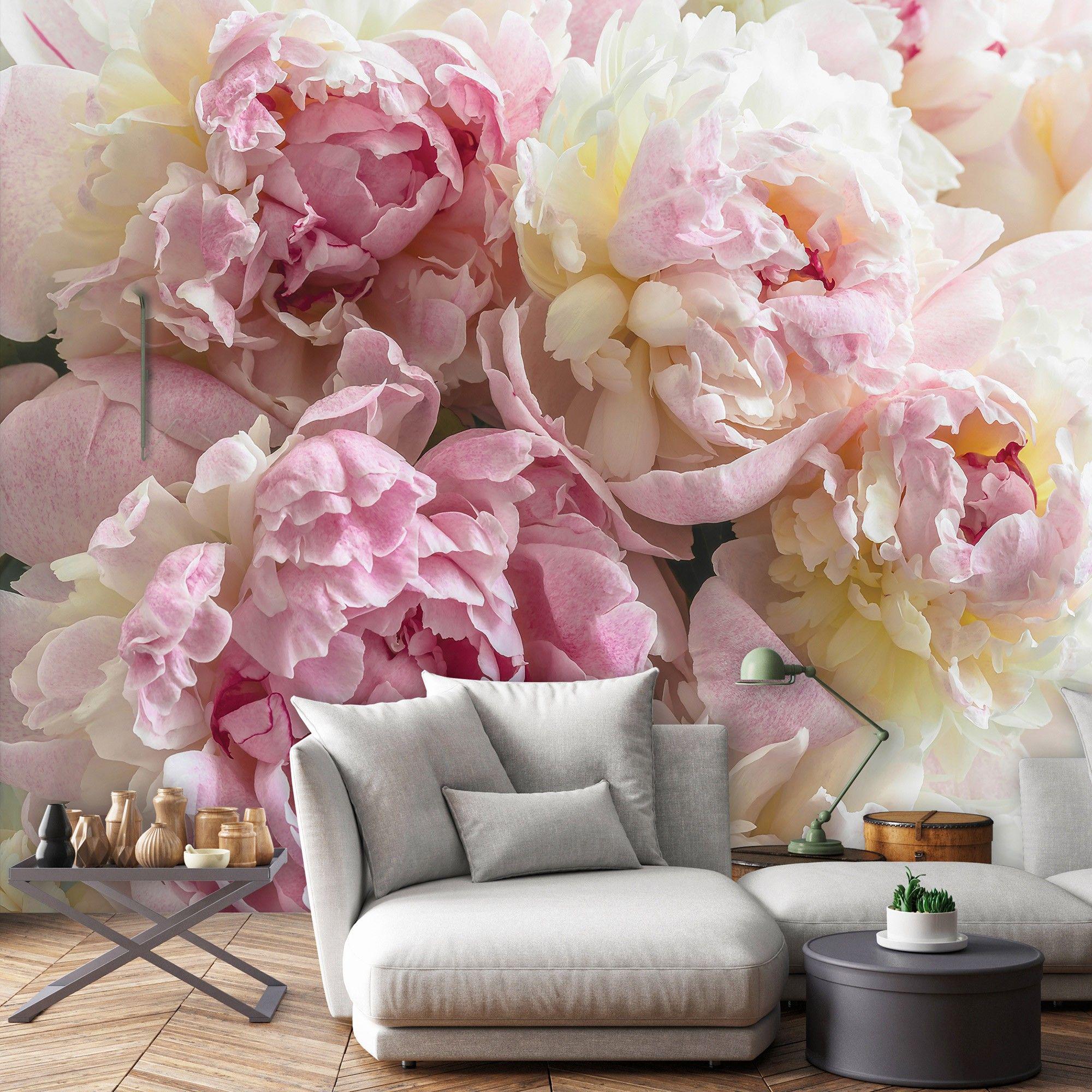 Фотошпалери вінілові 3D Consalnet Рожеві півонії з клеєм 208x146 см (13817WVZXL) - фото 6