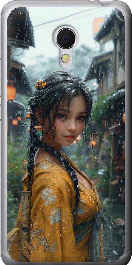 Чехол на Meizu MX6 Anime-girl (6133t-259-42517)