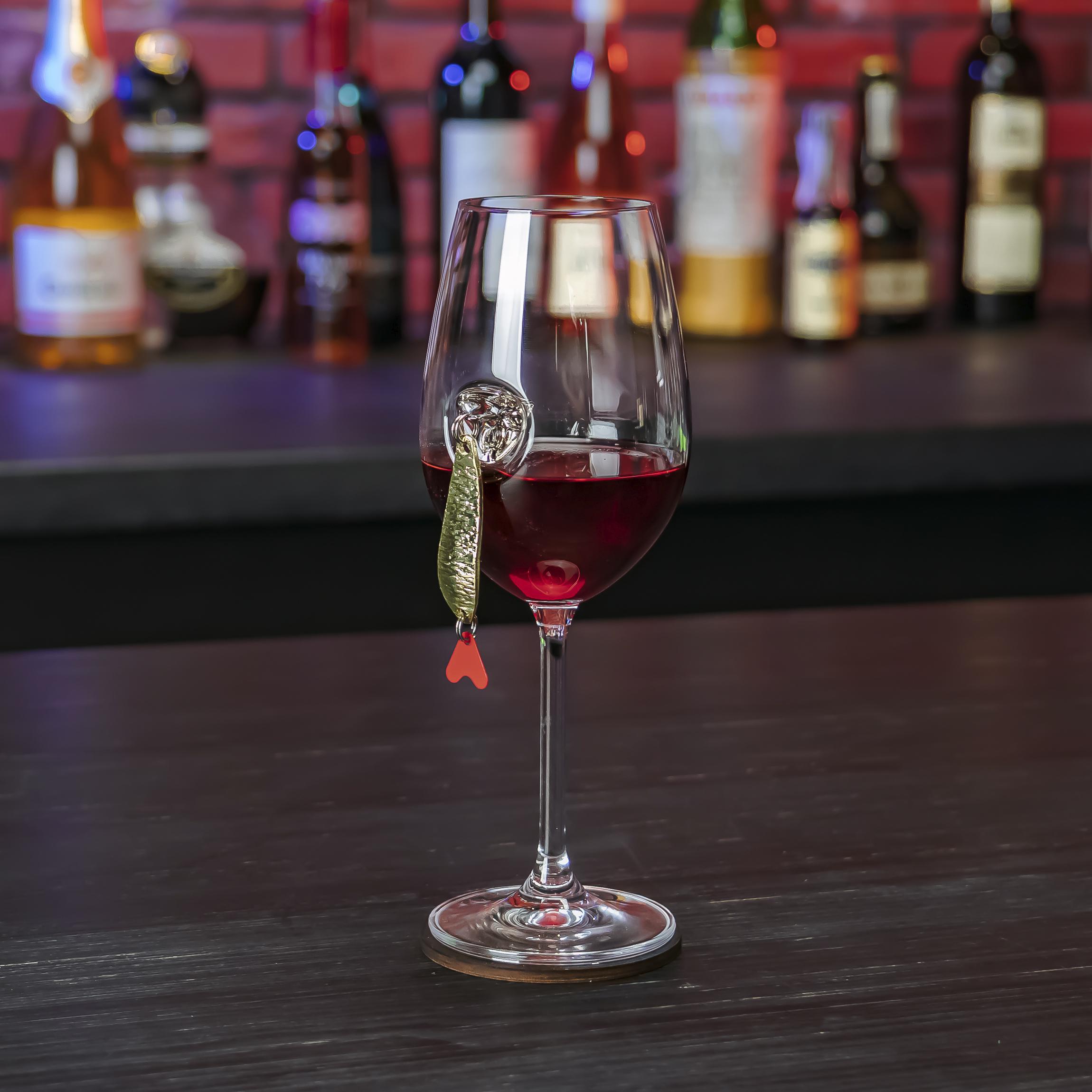 Бокал для вина VSKLO с блесной 350 мл (19483190) - фото 8 Бокал для вина VSKLO с блесной 350 мл (19483190) - фото 8