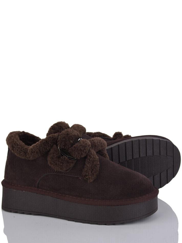 Угги замшевые на овчине Stilli UGN90-2 р. 40 Темно-коричневый