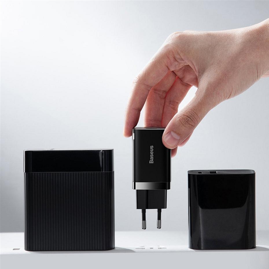 Зарядное устройство Baseus Super Si QC3.0/PD3.0 30 W 3 A Black (CCSUPP-E01) - фото 11