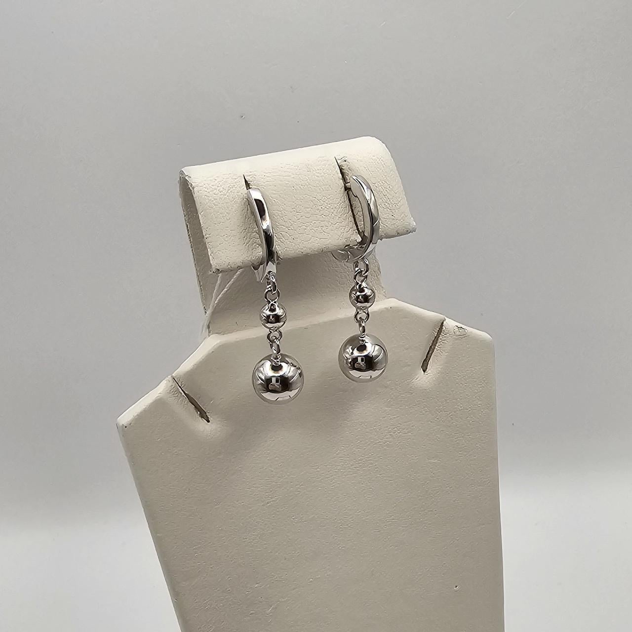 Серебряные серьги-подвески Шарики 4,17 г (3010764958) Серебряные серьги-подвески Шарики 4,17 г (3010764958)