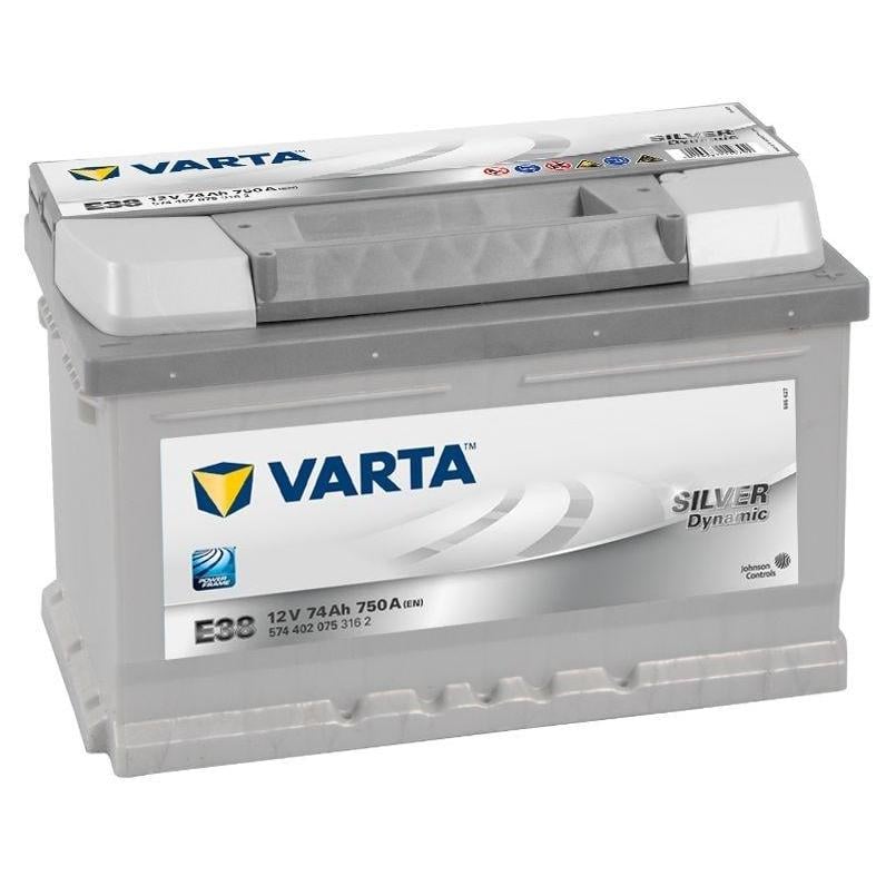 Акумулятор Varta Dynamic E38 574402075 74Ah Silver