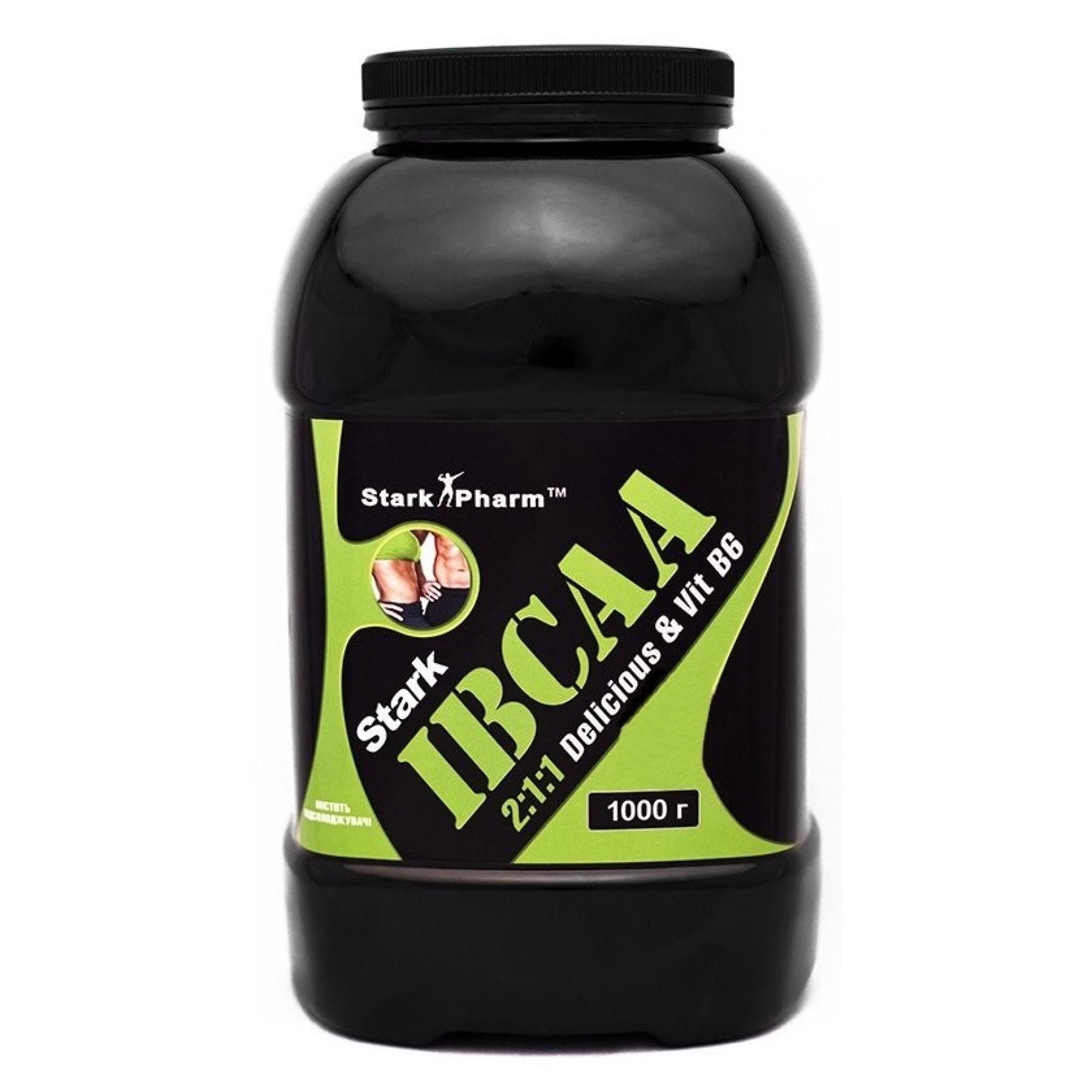 Аминокислота Stark IBCAA 2-1-1/Vit B6 1000 г Lemon (2023-10-3382)