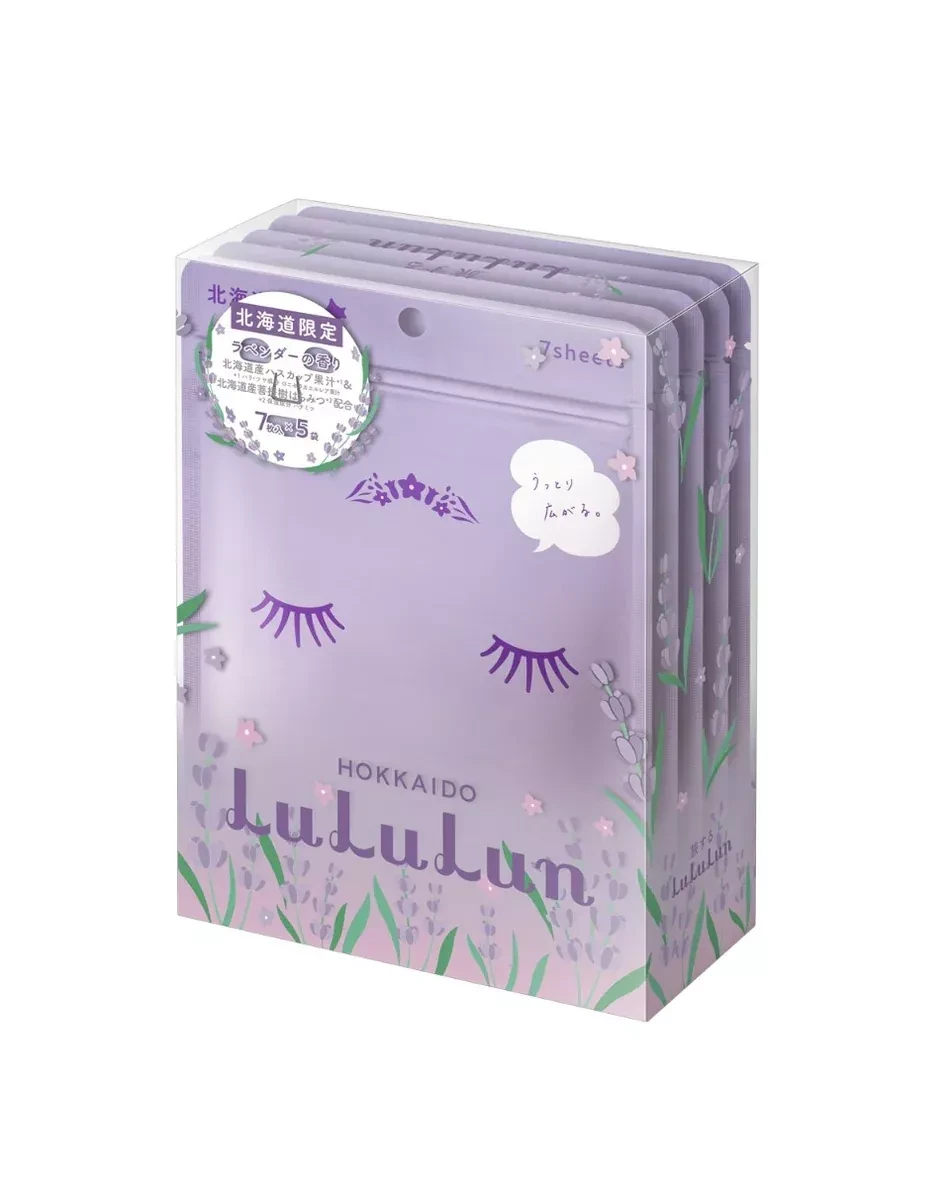 Маска успокаивающая LuLuLun Face Mask Hokkaido Lavender с экстрактом лаванды 7 шт. 5 уп. (2733567245)