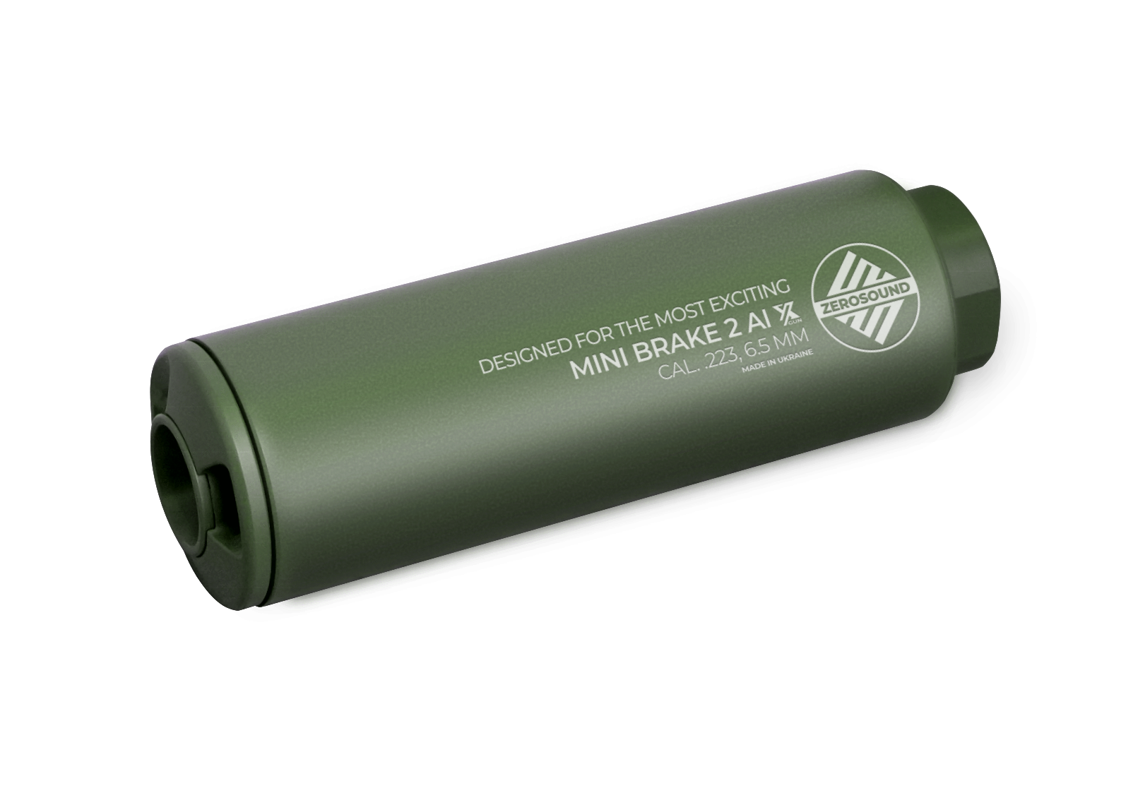 Глушитель Zerosound TITAN MINI BRAKE II Al калибр 223 Rem в комплекте с ДГК резьба 1/2-28. Olive (xg1010304) Глушитель Zerosound TITAN MINI BRAKE II Al калибр 223 Rem в комплекте с ДГК резьба 1/2-28. Olive (xg1010304)