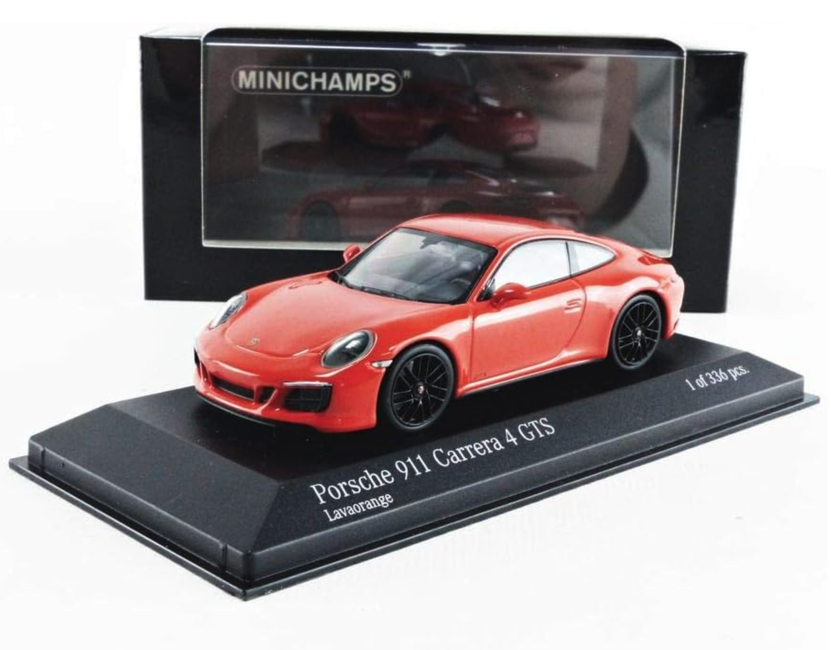 Модель автомобіля Minichamps 1:43 Porsche 911.2 Carrera 4 GTS Lava Orange (410067321)