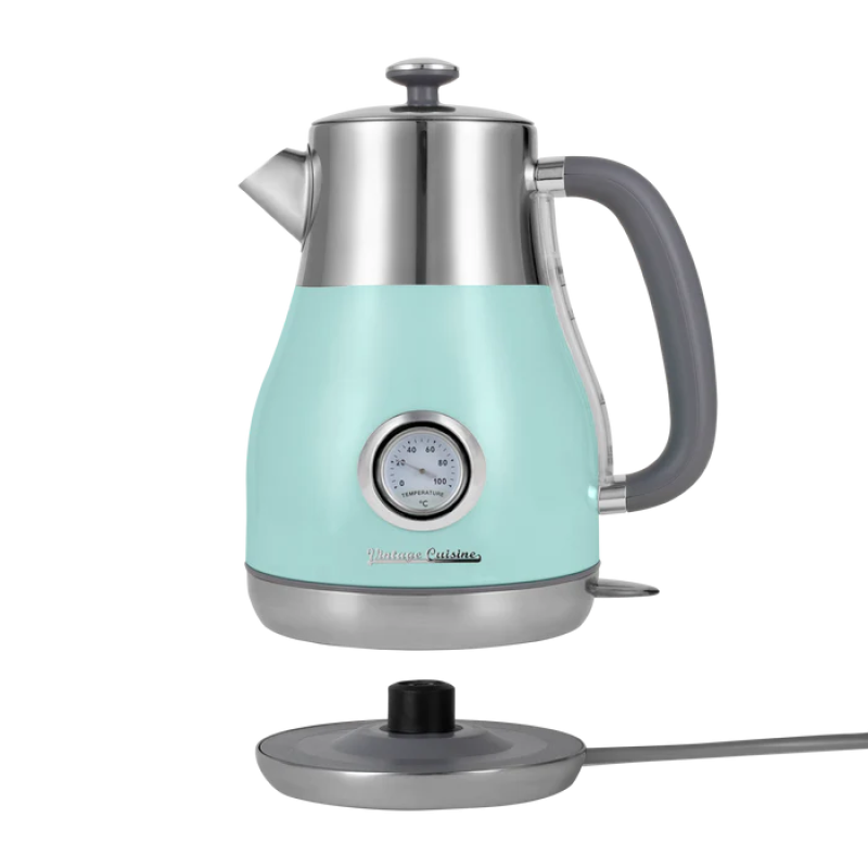 Електрочайник Vintage Cuisine у ретро стилі 2200W 1,6 л М'ятний - фото 5