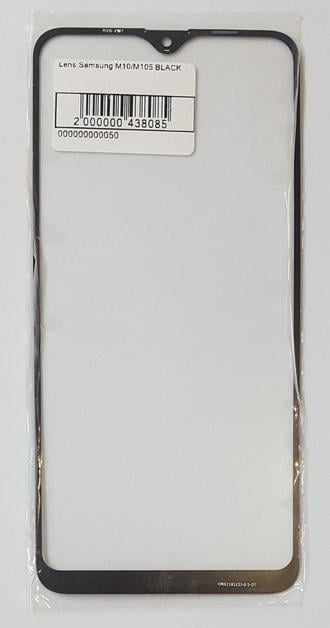 Скло для переклейки дисплея для Samsung M10 M105 Чорний (000043808)