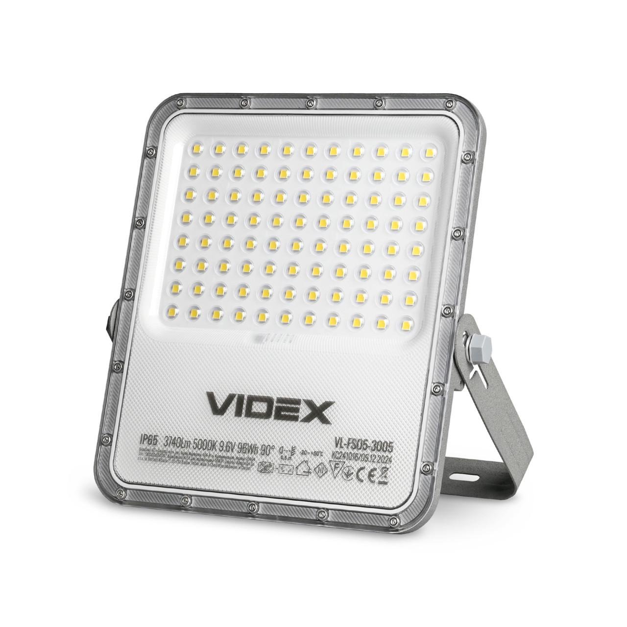 Прожектор Videx LED автономний 3740Lm 5000K (VL-FSO5-3005) - фото 5 Прожектор Videx LED автономний 3740Lm 5000K (VL-FSO5-3005) - фото 5
