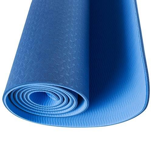 Килимок для фітнесу TPE 2 шари 6 мм Синій/Блакитний (5415-2BB-825) - фото 3 Килимок для фітнесу TPE 2 шари 6 мм Синій/Блакитний (5415-2BB-825) - фото 3