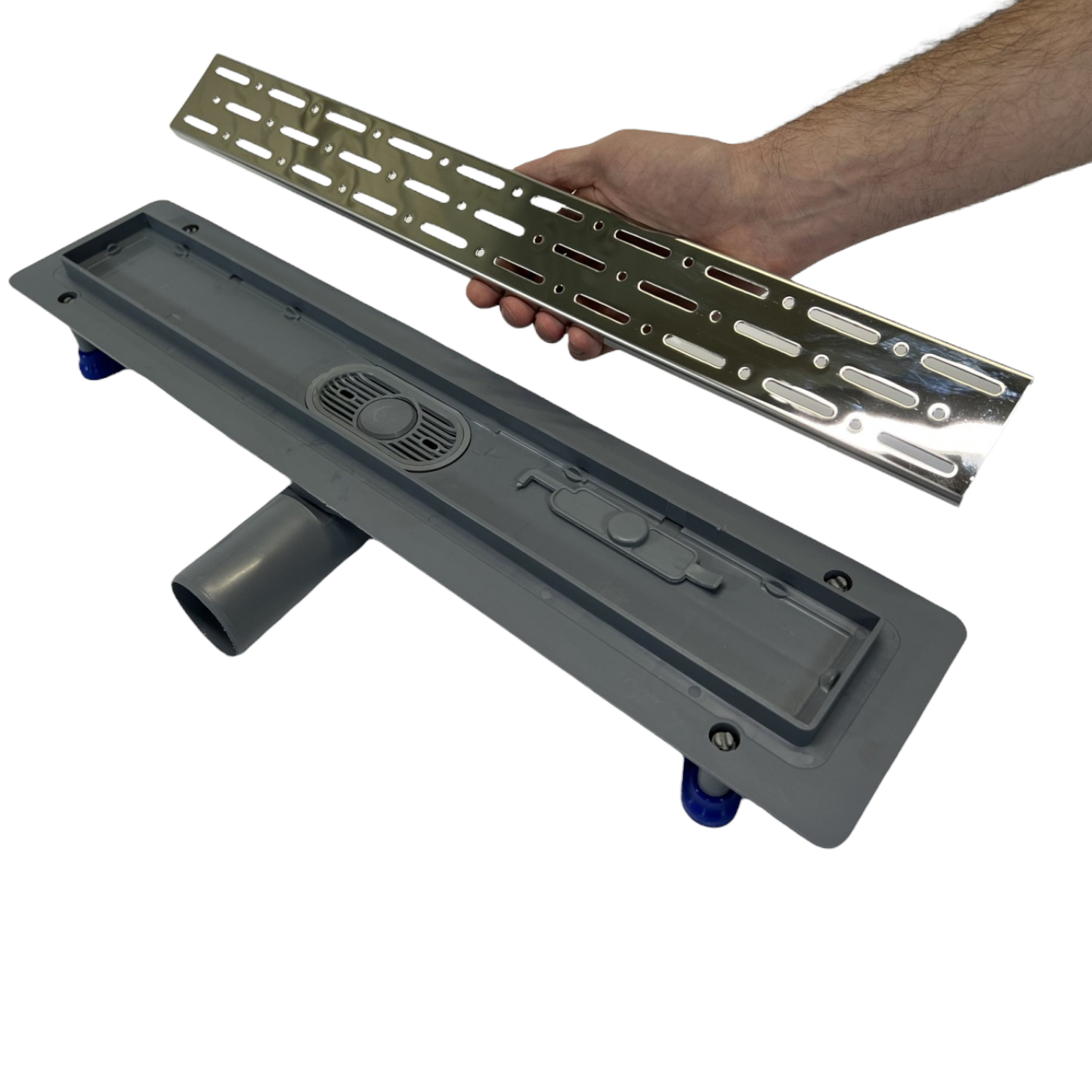 Трап лінійний MAXIFLOW Prime line 60 cм з решіткою дощ (4023.TY050.K.060.1) - фото 9 Трап лінійний MAXIFLOW Prime line 60 cм з решіткою дощ (4023.TY050.K.060.1) - фото 9