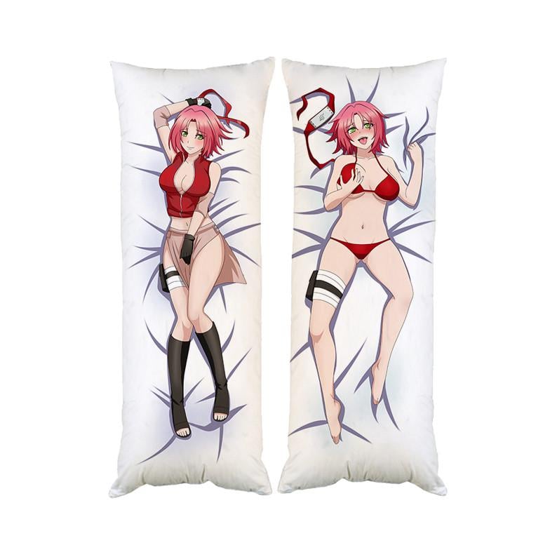 Подушка дакімакура Сакура Наруто декоративна ростова для обіймання 60x180 см (1834028525)