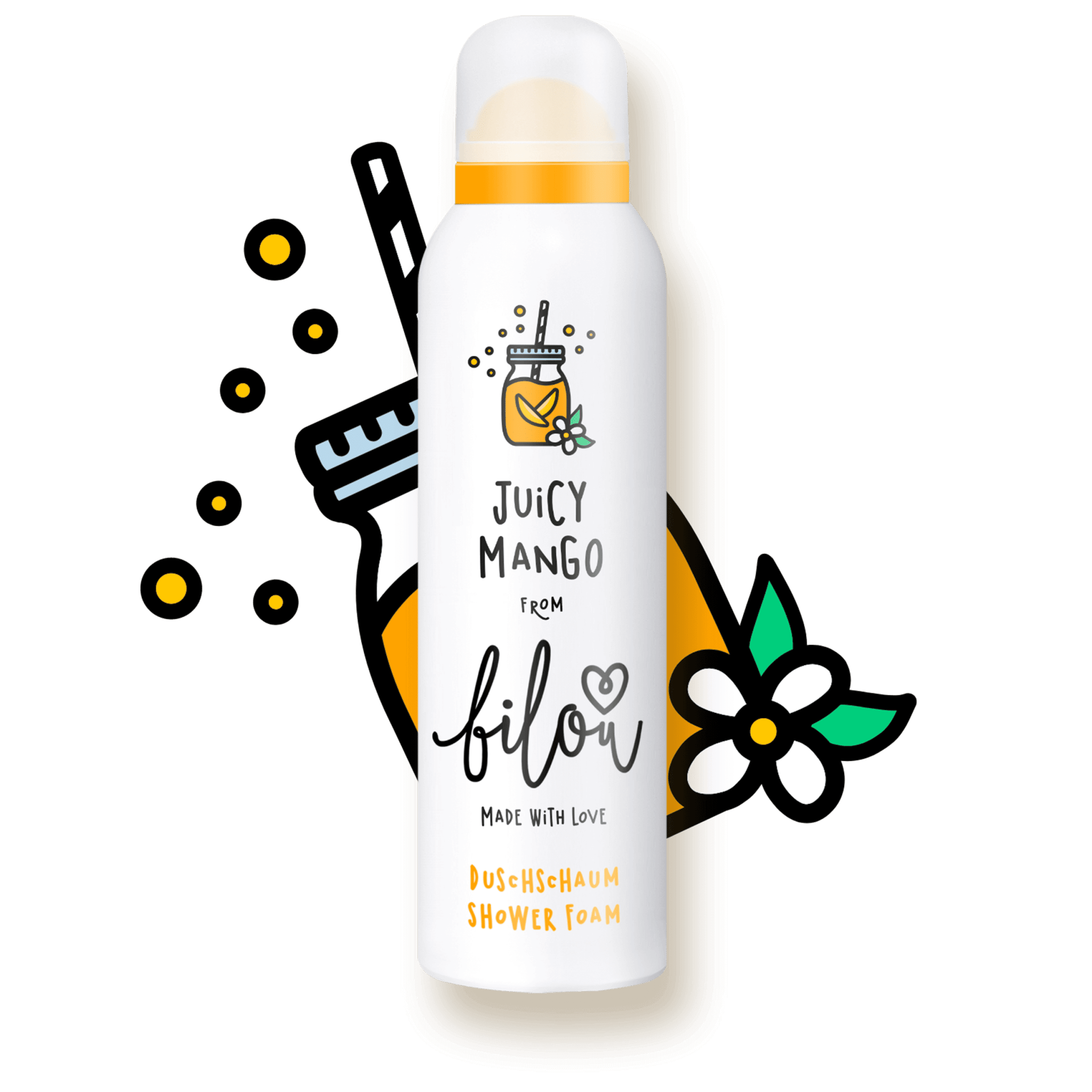 Пенка для душа Bilou Juicy Mango 200 мл (52360)