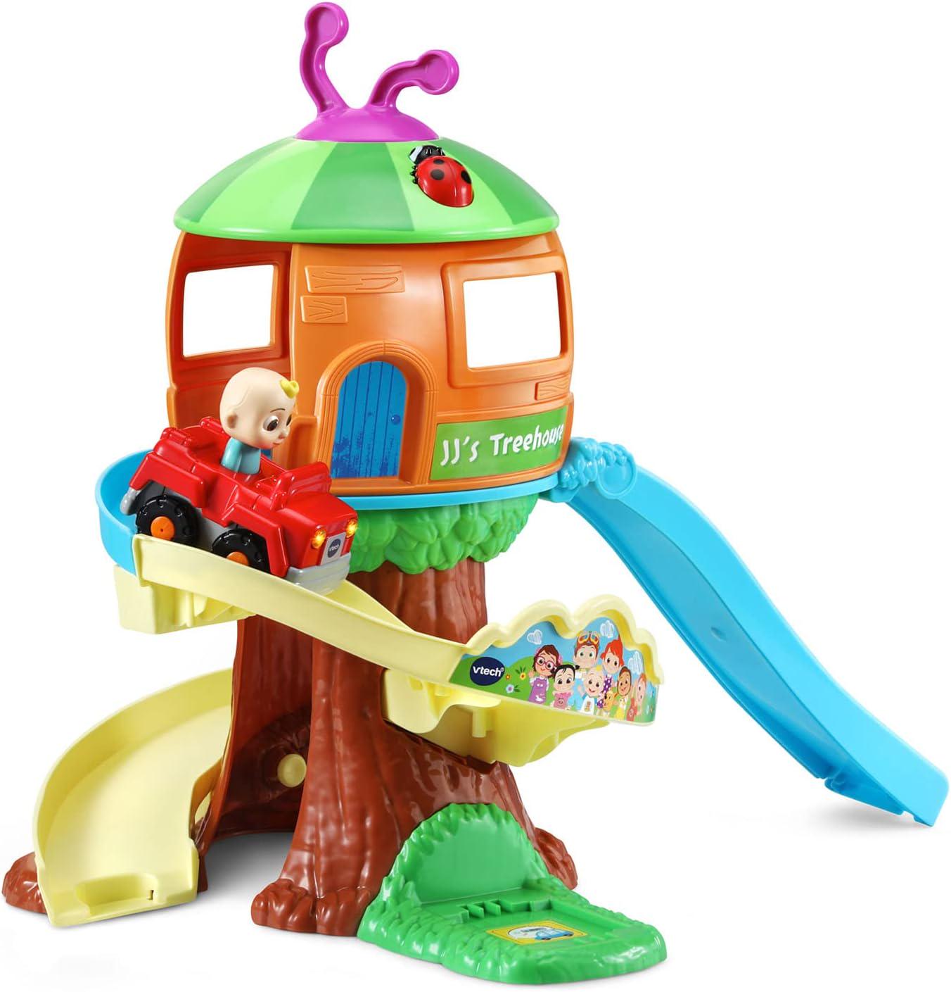 Ігровий набір VTech CoCoMelon Go! Go! Smart Wheels Treehouse Track Set будиночок на дереві англ. (29332468) - фото 5 Ігровий набір VTech CoCoMelon Go! Go! Smart Wheels Treehouse Track Set будиночок на дереві англ. (29332468) - фото 5
