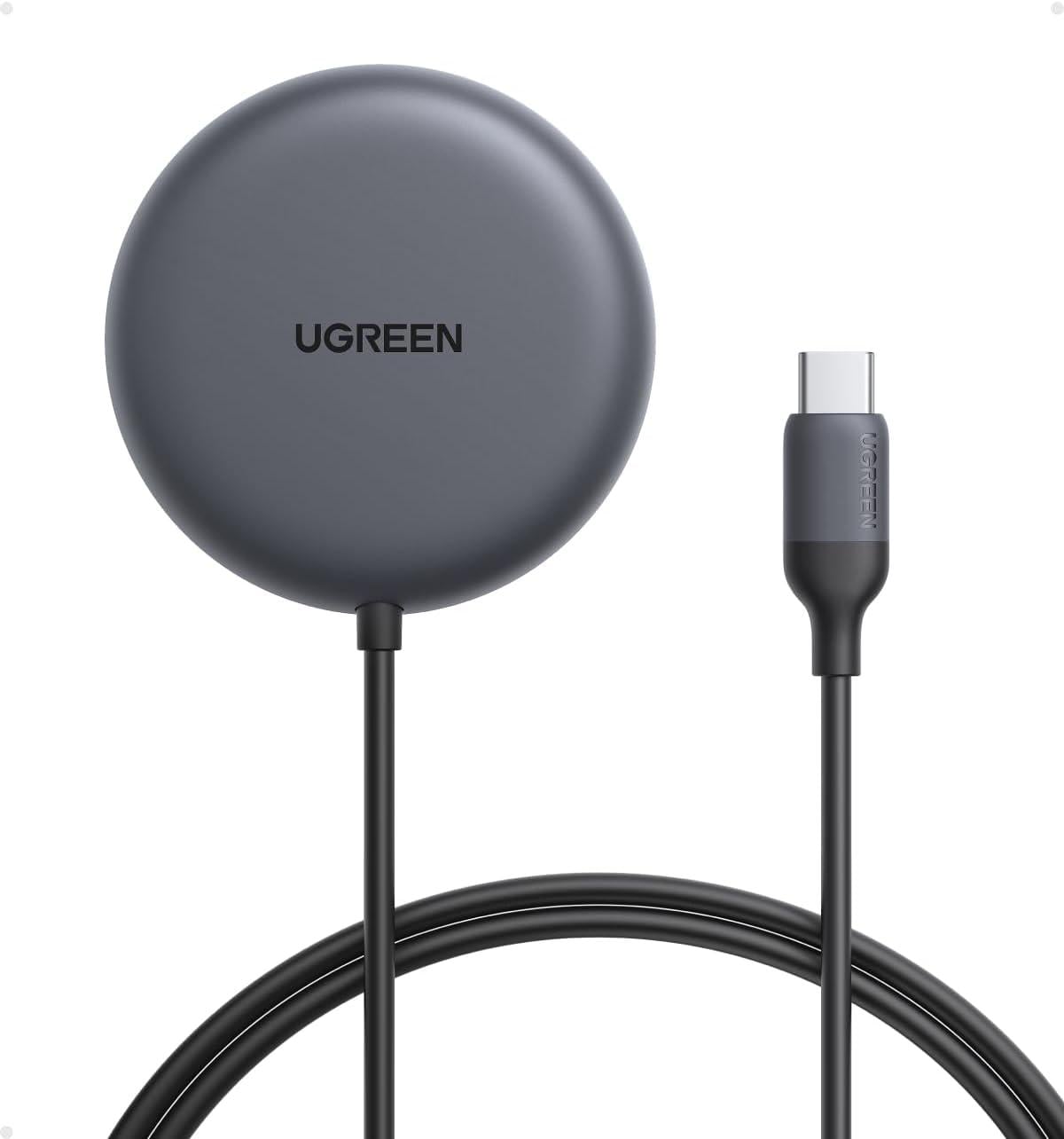 Зарядное устройство беспроводное магнитное для iPhone 17/16/15 Pro Max для MagFlow MagSafe Black (85899) Зарядное устройство беспроводное магнитное для iPhone 17/16/15 Pro Max для MagFlow MagSafe Black (85899)