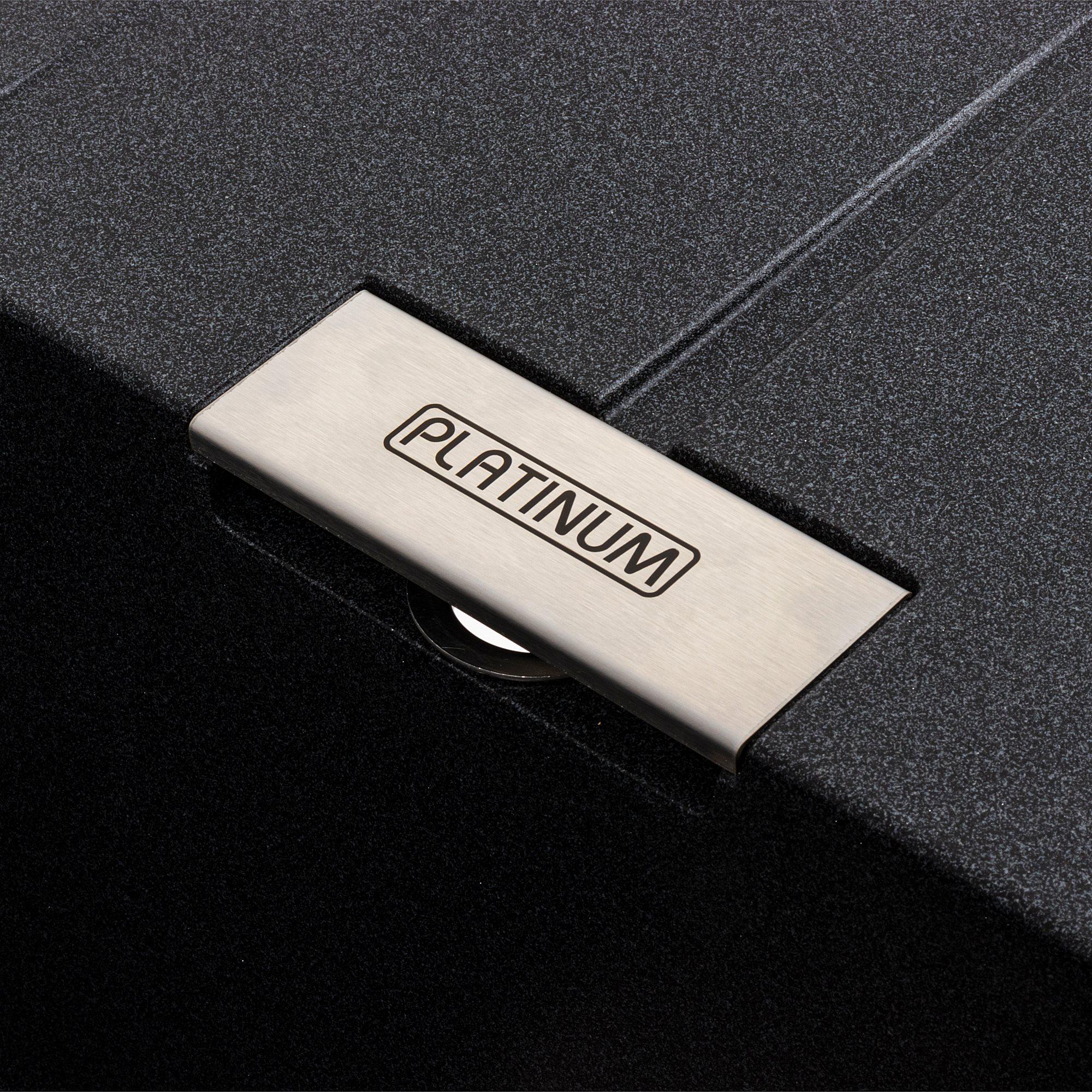 Мойка для кухни гранитная Platinum 6250 ZIRKONE матовая Карбон - фото 6 Мойка для кухни гранитная Platinum 6250 ZIRKONE матовая Карбон - фото 6