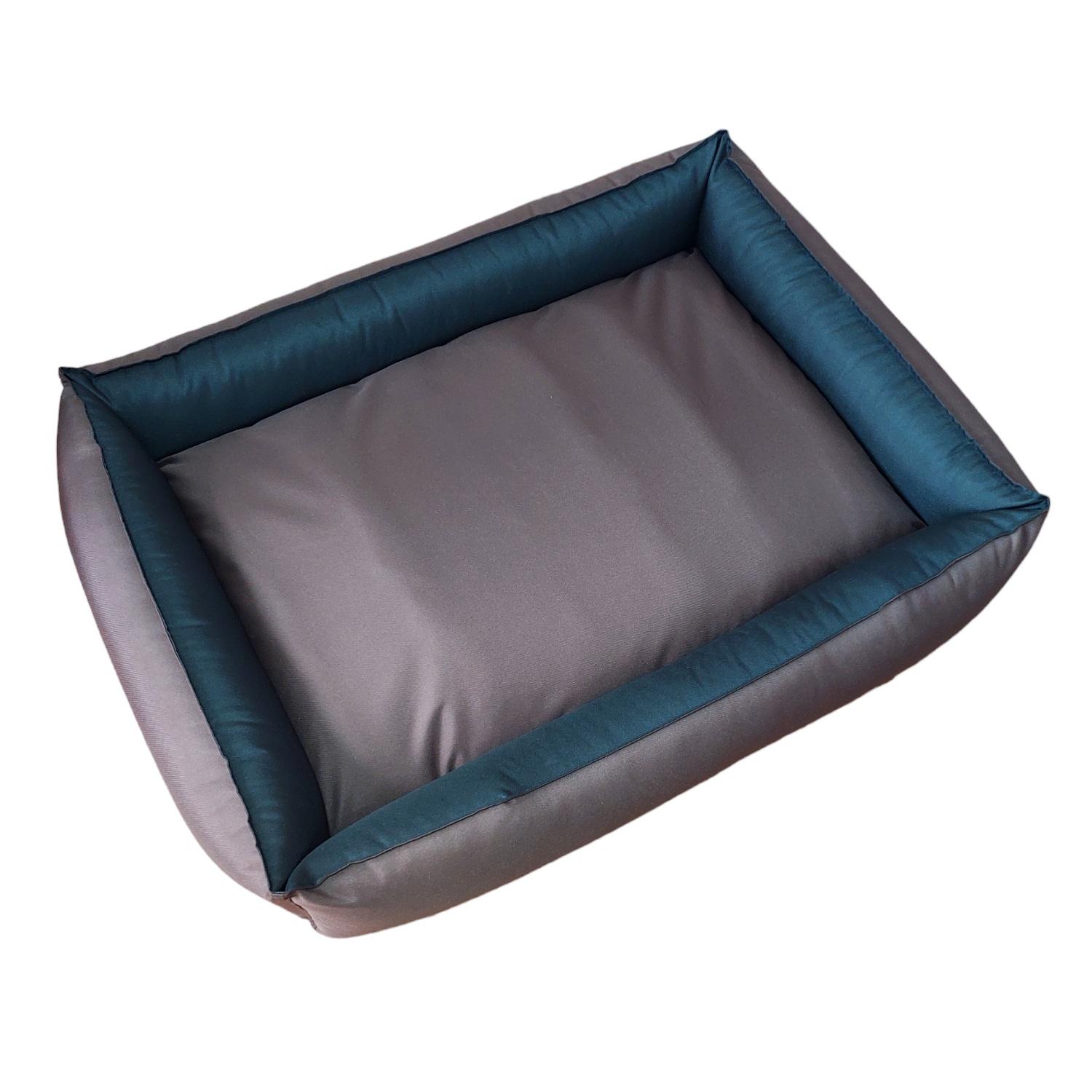 Лежак для собак Huge and Tiny Waterproof с бортами 130x100x26 см Коричневый с черным - фото 9 Лежак для собак Huge and Tiny Waterproof с бортами 130x100x26 см Коричневый с черным - фото 9