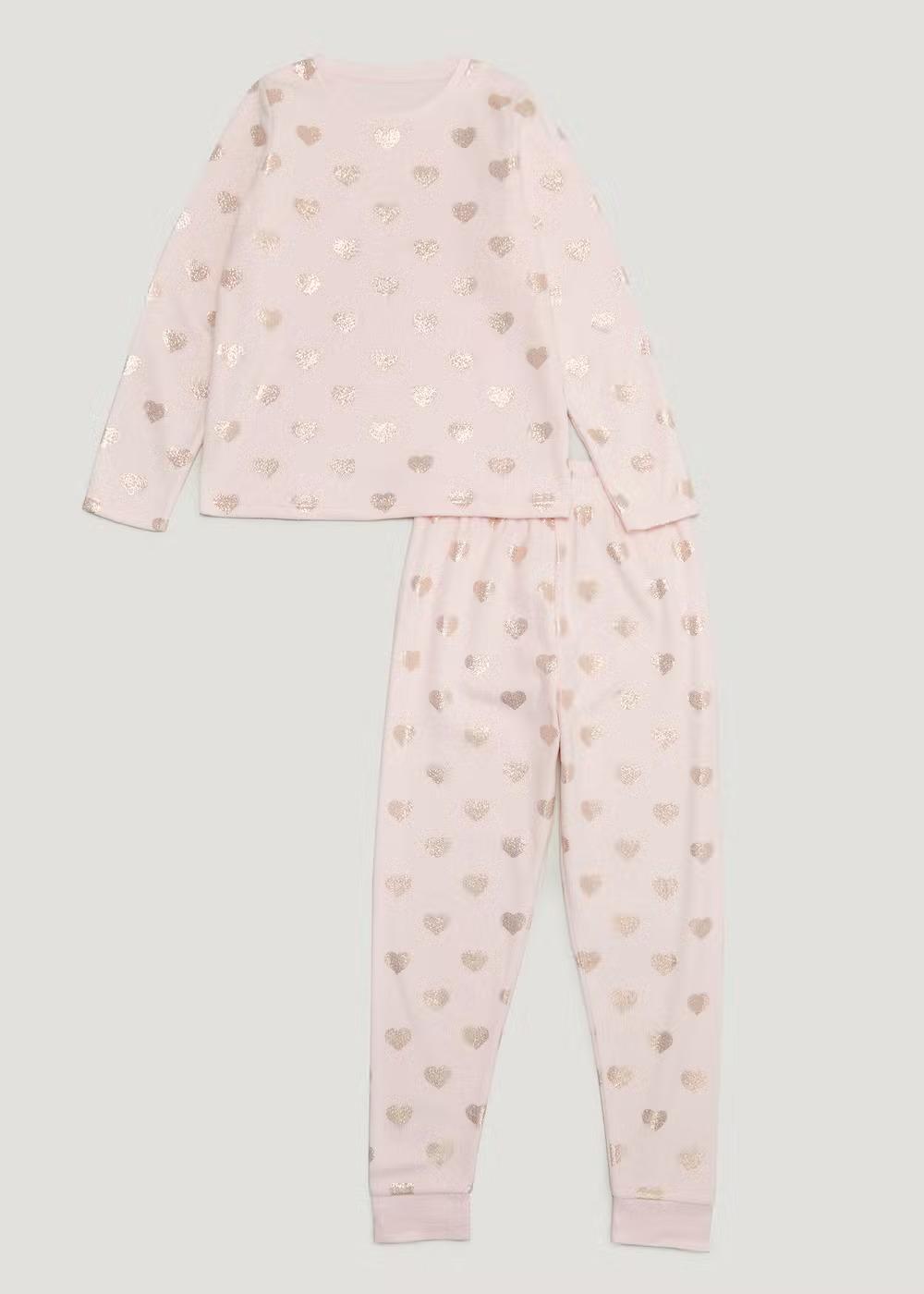Пижама флисовая для девочки Matalan 158 см Pink (2910493)