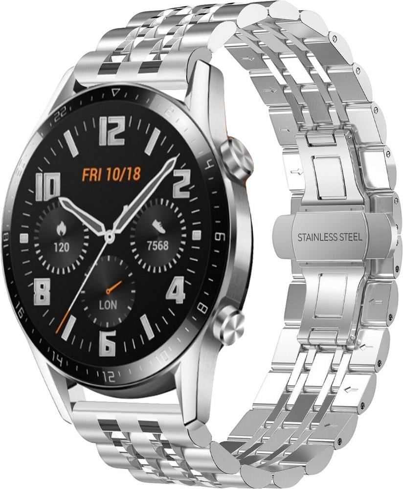 Браслет металлический Spinye для Huawei Watch GT 2 46 мм Silver (28947-59)