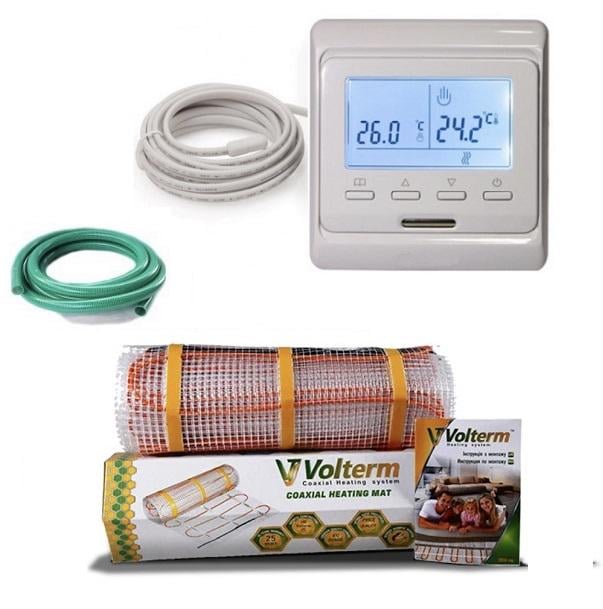 Двухжильный мат Volterm Hot Mat 3300 Вт 19,3 м2 с терморегулятором