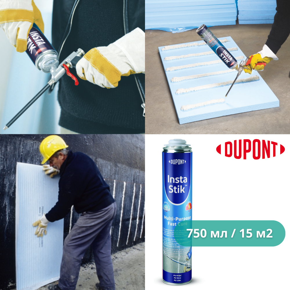 Клей-пена Tyvek DuPont Insta Stik универсальная 750 м (3600068) - фото 3