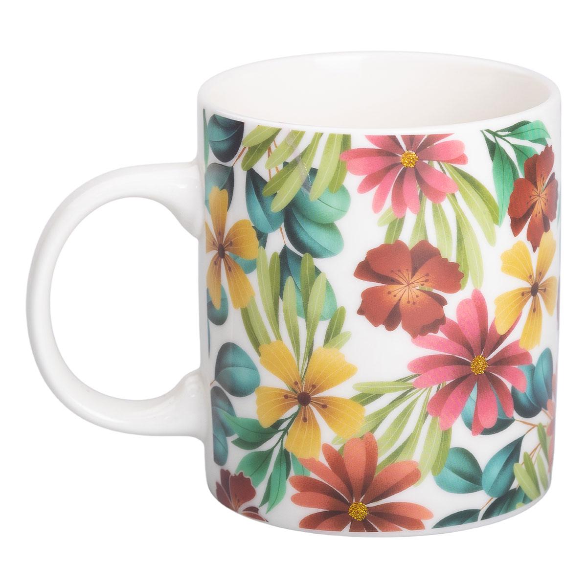 Чашка керамічна Light House з малюнком для чаю та кави 400 мл (LG-20174)