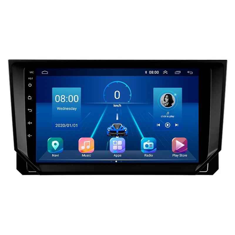 Автомагнитола штатная Lesko 4G/GPS/Wi-Fi для Seat Ibiza IV Рестайлинг 2 2015-2017 4/64Gb 9" (2015314214)