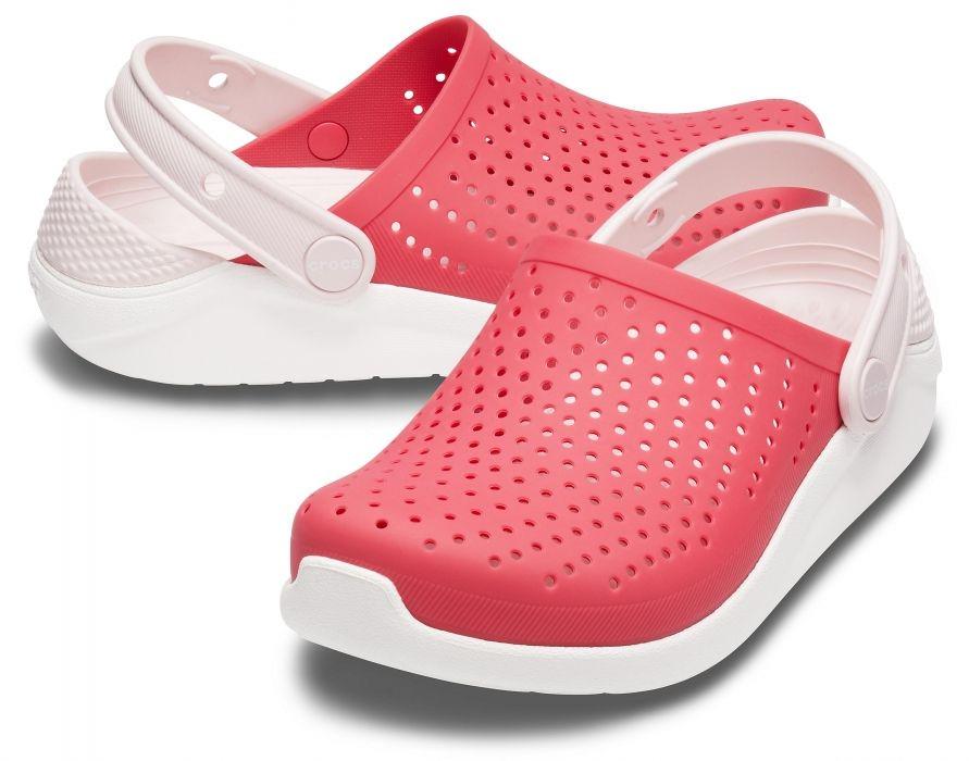 Крокси для дівчинки Crocs Kids LiteRide Clog Poppy White р. 34/35 Червоний (22555) Крокси для дівчинки Crocs Kids LiteRide Clog Poppy White р. 34/35 Червоний (22555)
