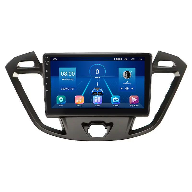 Автомагнитола штатная Lesko для Ford Tourneo Custom I рестайлинг 2017-2025 9" 6/128Gb 4G Wi-Fi GPS Top MOB