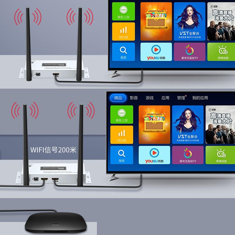 Экстендер беспроводной Dtech DT-7080 HDMI WIFI (1480450460) - фото 6 Экстендер беспроводной Dtech DT-7080 HDMI WIFI (1480450460) - фото 6