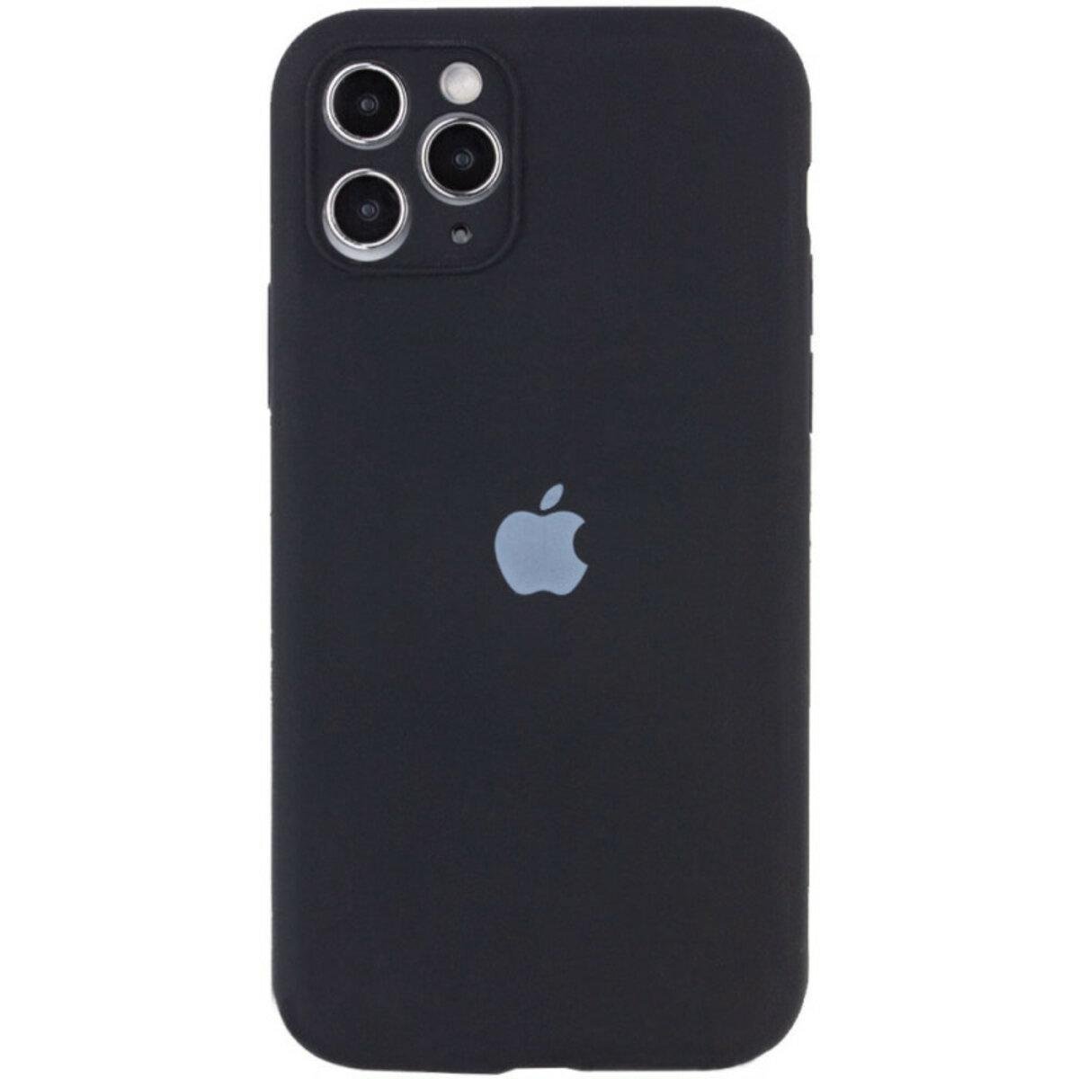 Чохол для смартфона Silicone Full Case AA Camera Protect for Apple iPhone 12 Pro Black