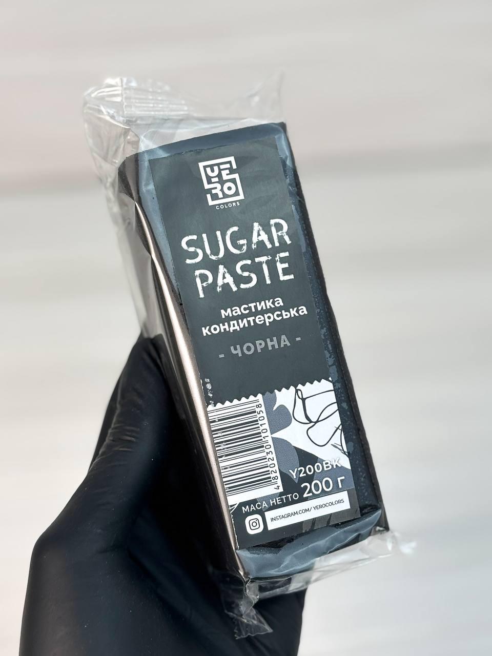 Мастика кондитерская YEROColors 200 г Черный (12572)