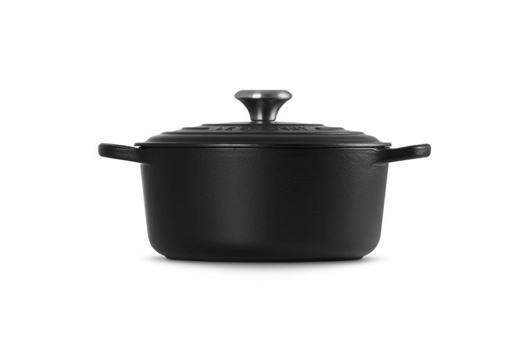 Каструля Le Creuset Signature 4,2 л з кришкою матова Чорний (21177240002430) - фото 3