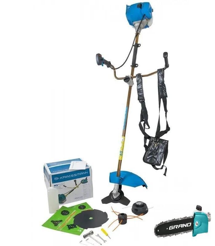 Бензокоса KRAISSMANN MS'52 и насадка-высоторез 300 мм (24596413) Бензокоса KRAISSMANN MS'52 и насадка-высоторез 300 мм (24596413)