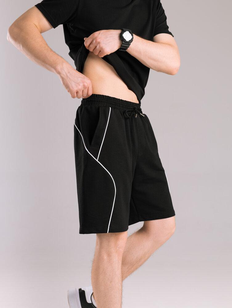 Шорты мужские Pobedov Shape летние повседневные L Черный (26442/2)