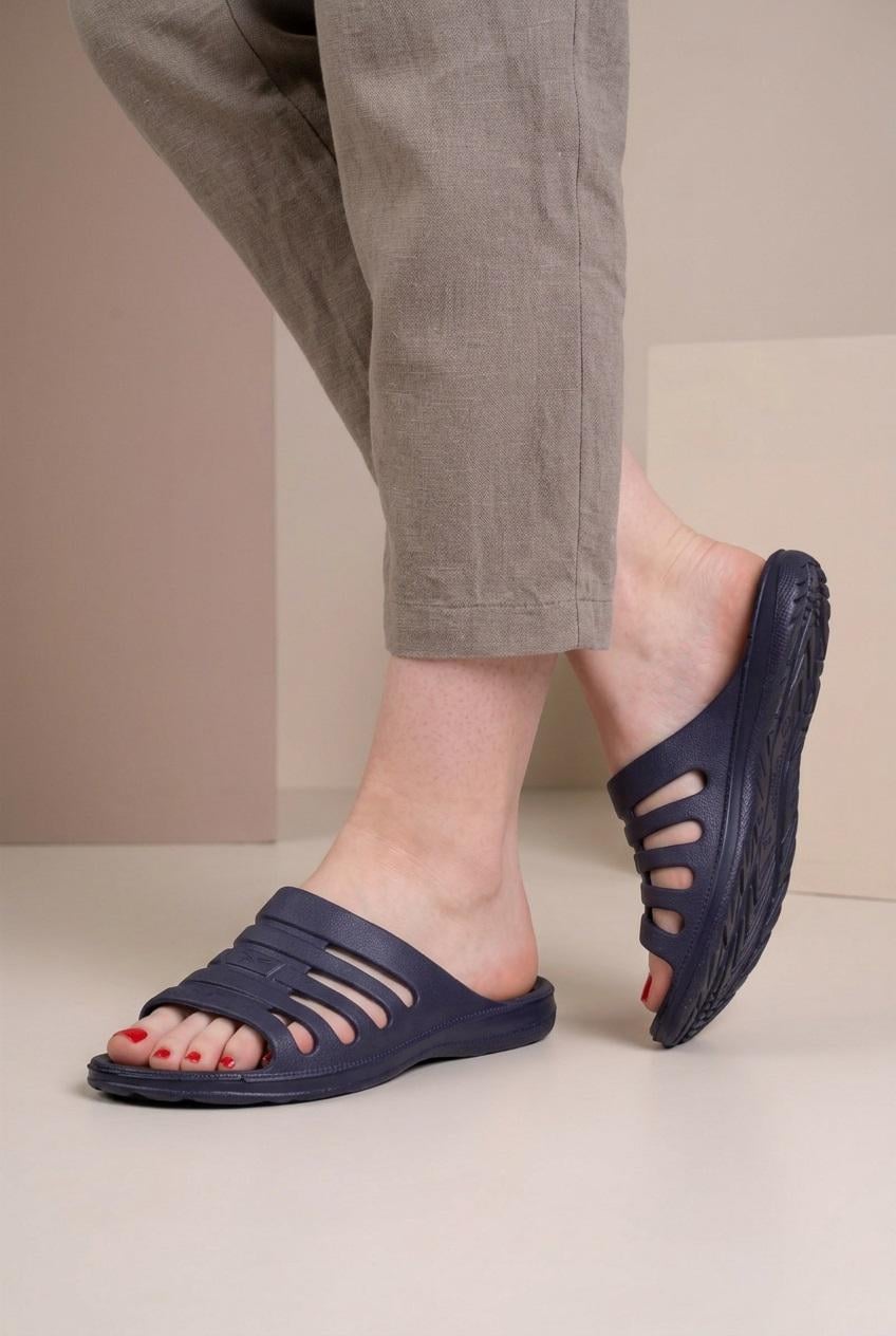 Шлепанцы женские Fashion 351101 р. 37 Синий (351101_37)