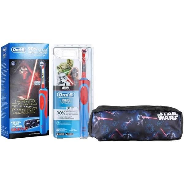 Зубна щітка електрична дитяча ORAL-B Braun D100 Star Wars 3+ + пенал/наклейки (9837741)