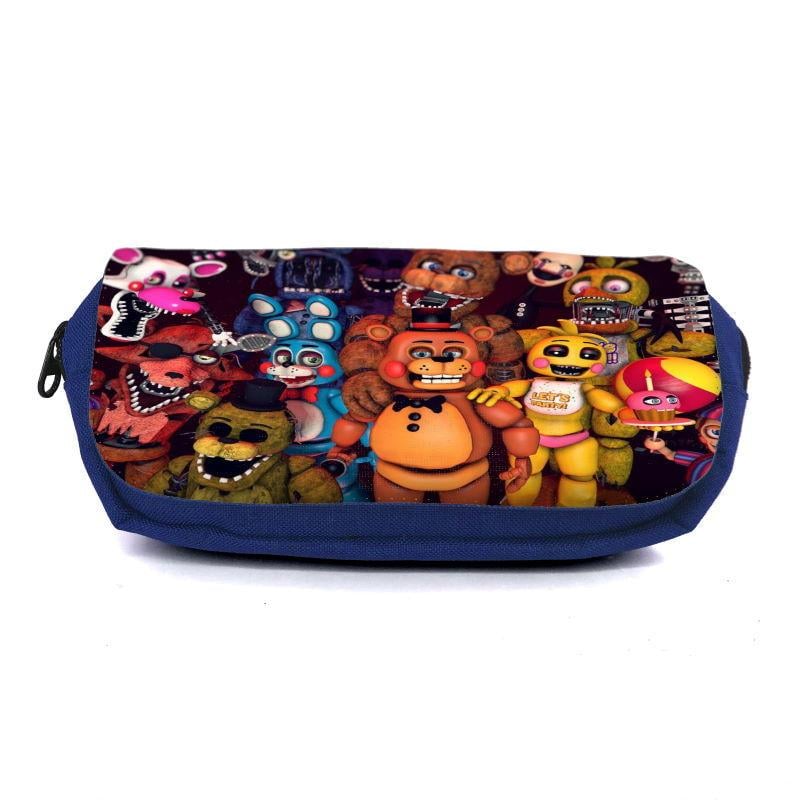 Пенал школьный Аниматроники Пять ночей Фредди FNAF-0003 Синий (1478385329)