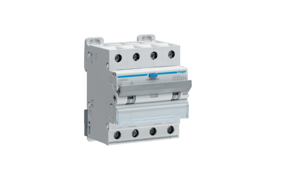 Дифференциальный выключатель Hager 4-п. 32A C 30mA 6kA (ADM482C)
