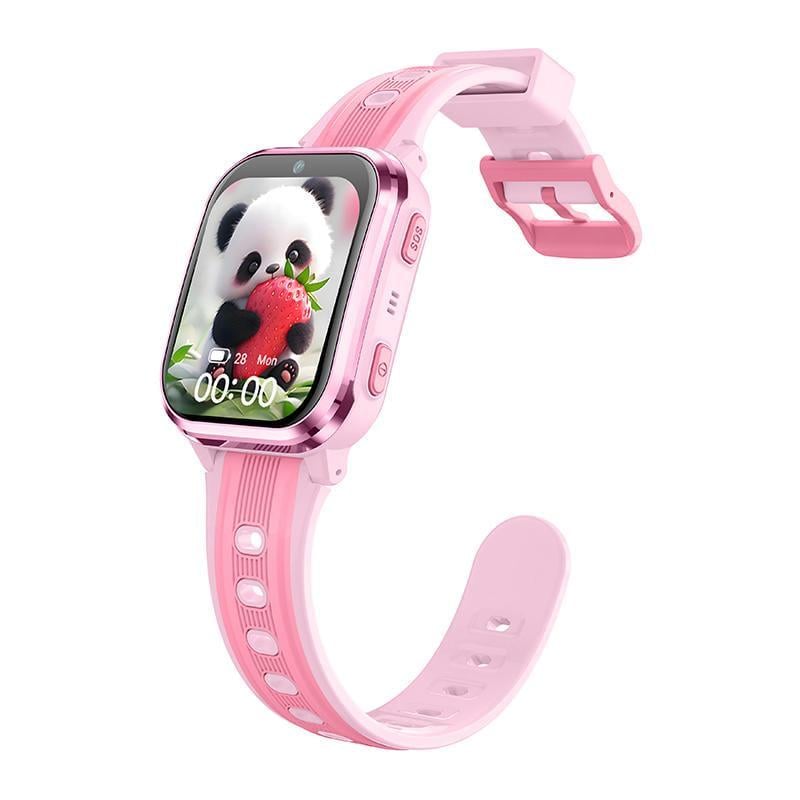 Смарт-часы детские Lemfo D58 SIM GPS Android 8.1 8 Гб 4G SOS Розовый (35729879) - фото 2