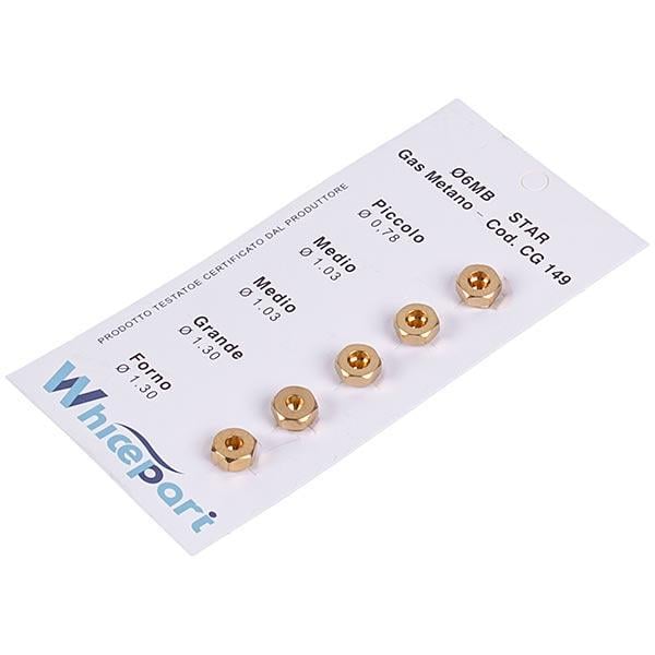 Форсунки пальника COD.CG149 для газової плити Whicepart 5 шт. (00000037450)