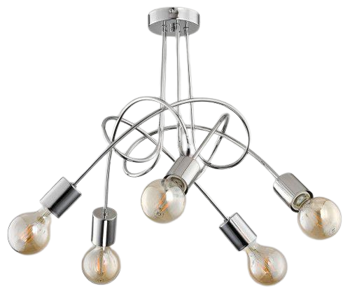 Люстра стельова Alfa Tango лофт Chrome (24465)