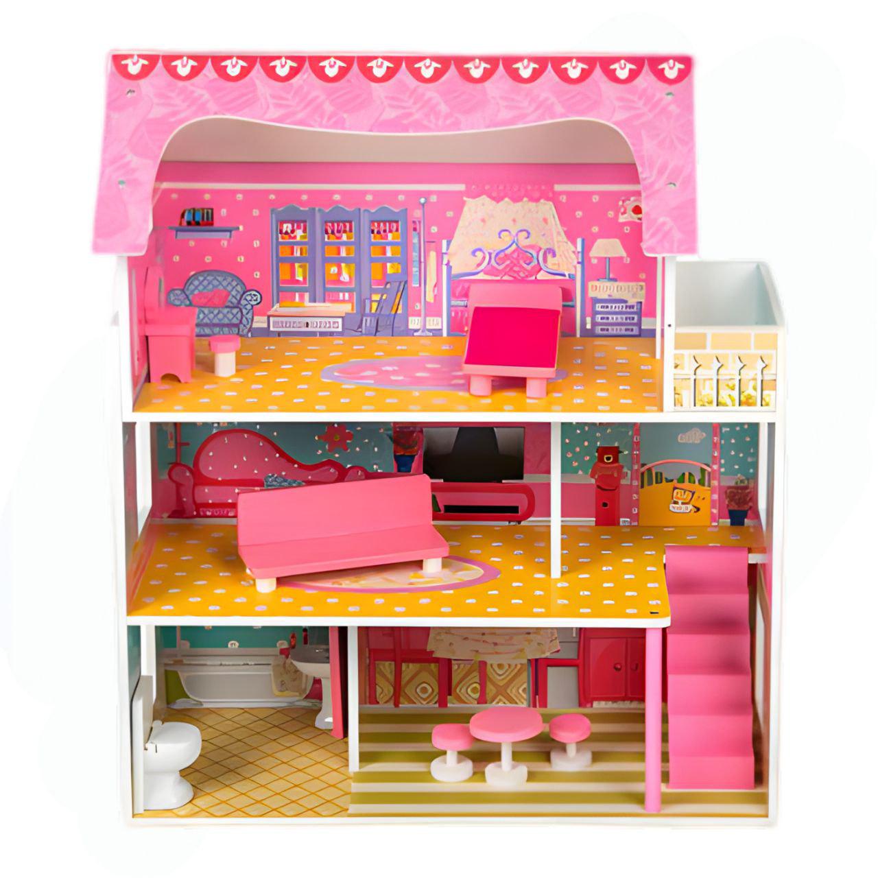 Домик для кукол TX1055 деревянный Домик для кукол TX1055 деревянный