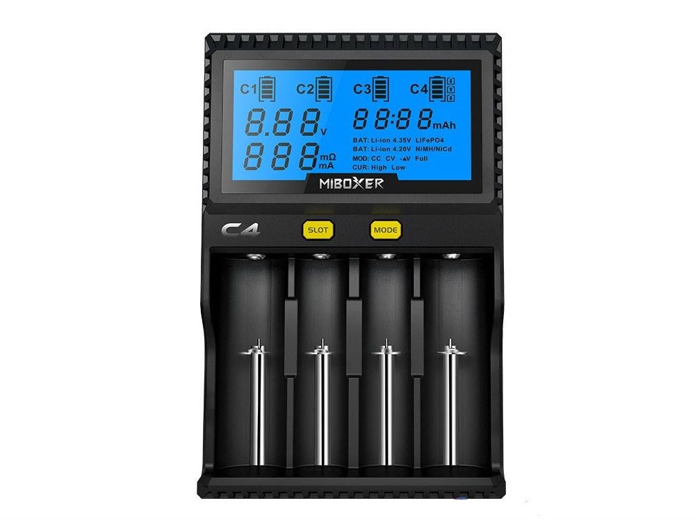 Зарядное устройство для Miboxer 18650 C4 (1003-129-00) Зарядное устройство для Miboxer 18650 C4 (1003-129-00)