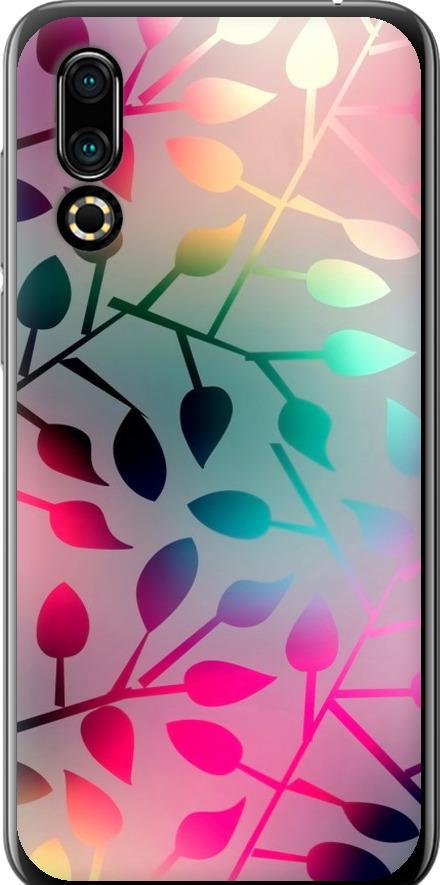 Чехол на Meizu 16S Листья (2235u-1701-42517)