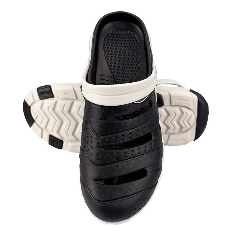 Кроксы мужские пеновые черно- 3009 p. 43-44 28 см Черно-белый