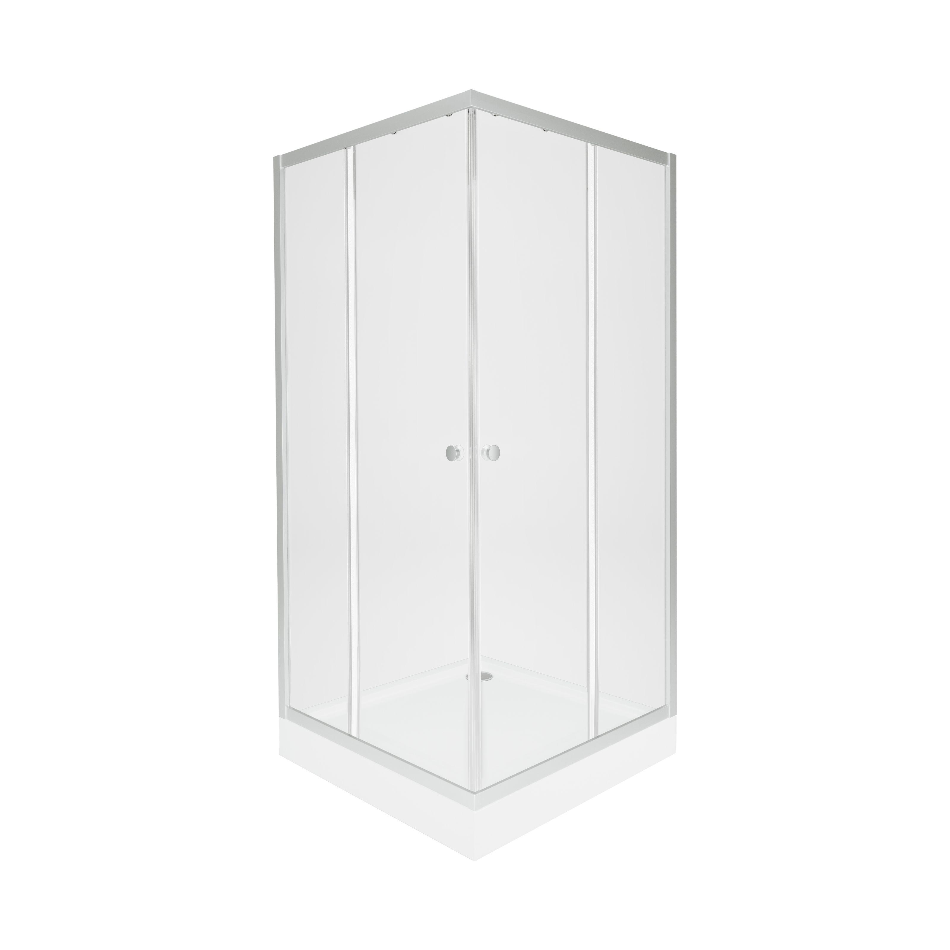 Душевая кабина Qtap Presto New/Robin PRENEWCRM1099SC5SET 80x80x202 см Хром (131810)