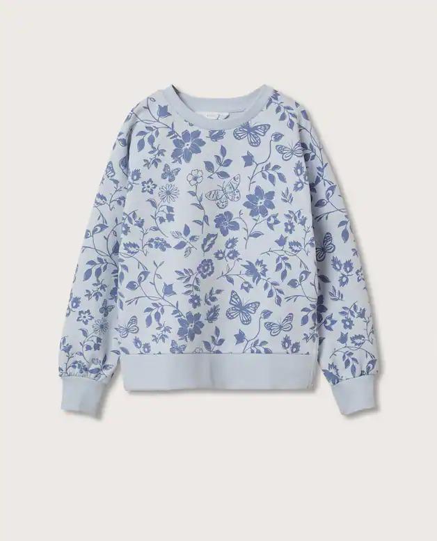 Свитшот для девочки Mango р. 152 Blue (27001028)